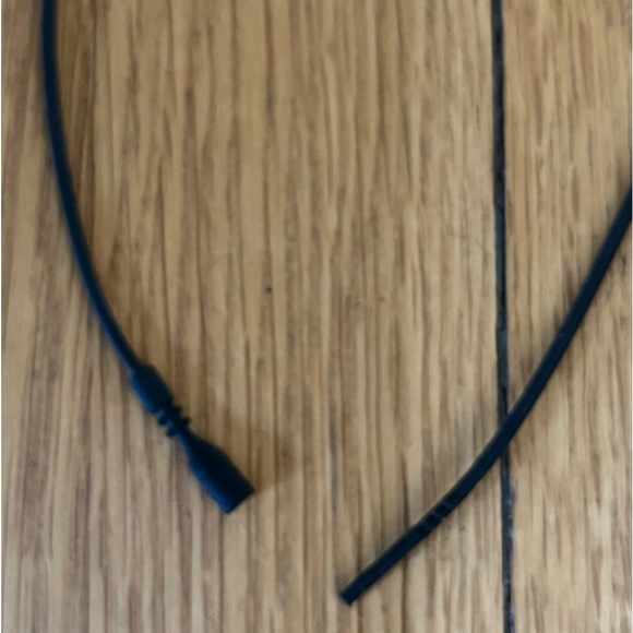 Silvertone Metal Reindeer Face Necklace - 18” Rubber Cord - Picture 5 of 6